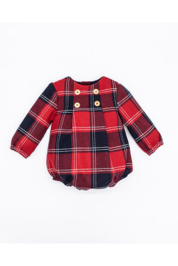 PELELE TARTAN ROJO Y NAVY