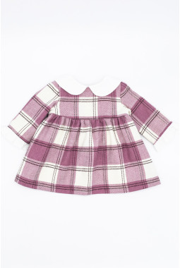 VESTIDO MINI CUADROS TARTAN...